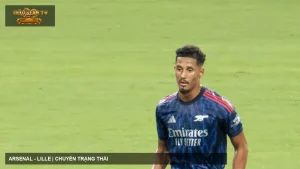 William Saliba trong màu áo Arsenal