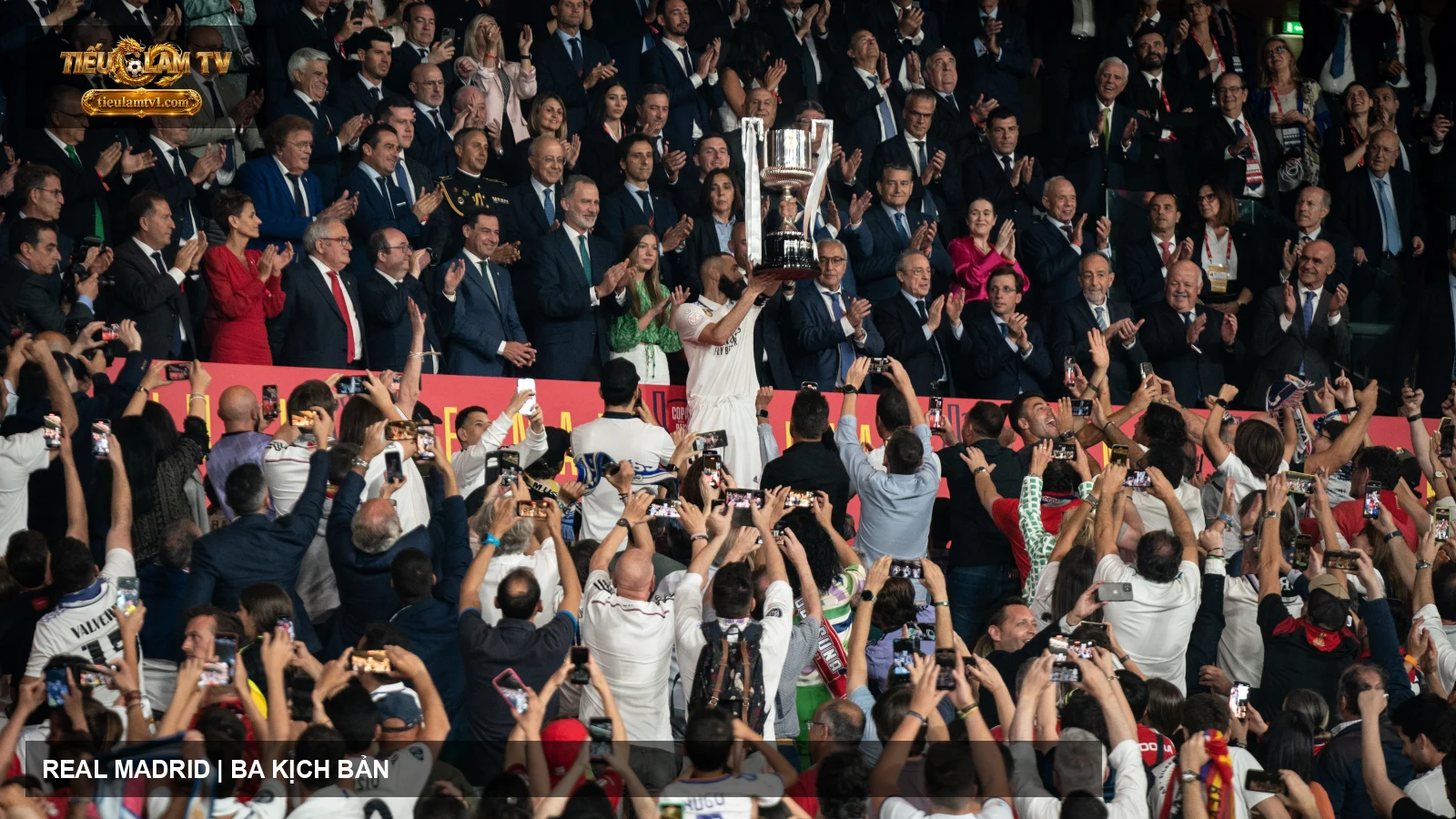 Real Madrid thi đấu trong trận chung kết Cúp Nhà vua